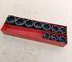 Mac Tools Usa 1/2 Drive 10pc Sae Socket Set Industrial Black Oxide Finish