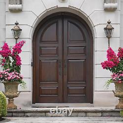 Matte Black Double Door Lock Set, Black Double Front Door Handle Set, Heavy D
