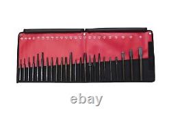 Mayhew Pro 61050 Punch and Chisel Kit, 24-Piece, Black Oxide Finish Chisel Set