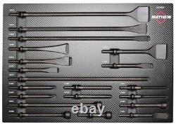 Mayhew Tools 32090F Pneumatic Set, Black Oxide Finish, 20-Piece. Tool Steel