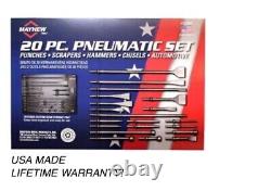 Mayhew Tools 32090F Pneumatic Set, Black Oxide Finish, 20-Piece. Tool Steel