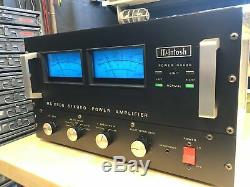 McIntosh MC2500 Solid State Amplifier Collector Set Rare Black Finish