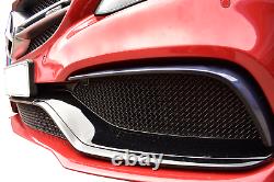 Mercedes AMG C63 (W205) Outer Grill Set Black Finish (2016 2018)