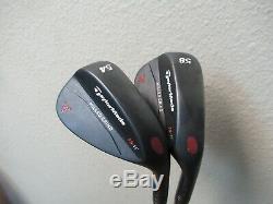 Mint Taylormade Milled Grind Wedge Set Black Finish 54 & 58 Recoil 95 Stiff