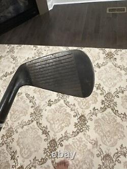 Miura MC 501 Iron Set 4,5 Black Raw Finish Mmt 125 Leather Grips