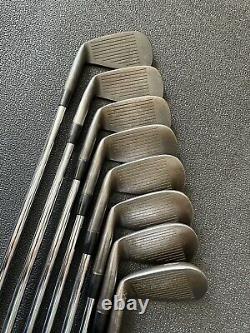 Mizuno MP 33 Forged Iron set Rare, Custom Order in Black Finish. 3-PW