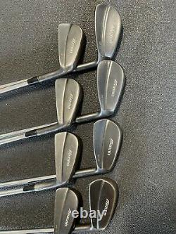 Mizuno MP 33 Forged Iron set Rare, Custom Order in Black Finish. 3-PW