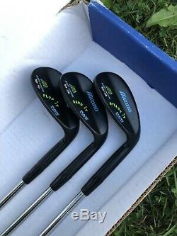 Mizuno Wedge MP Series Set 50, 54, 58 Blacked Out Finish Golf Club Hand Stamped