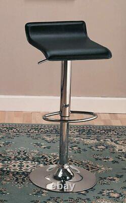 Modern Barstool (Set of 2) in Black Finish by Coaster Furniture