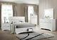 Modern White Finish 5 Piece Bedroom Suite With Queen Size Platform Bed Set Ia7u