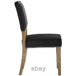 Modway Oblige Wood Set Of 4 Dining Chair With Black Finish EEI-3478-BLK