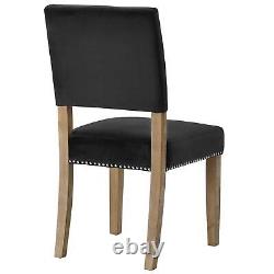 Modway Oblige Wood Set Of 4 Dining Chair With Black Finish EEI-3478-BLK