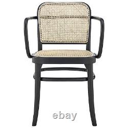 Modway Winona Wood Set Of 2 Dining Chair With Black Finish EEI-6076-BLK