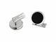 New St Dupont Black & Palladium Finish Cufflinks Set St005532