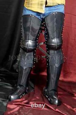 Nazgul leg Set Costume, Black Finish, Ring Wraith Witch King Halloween Costume