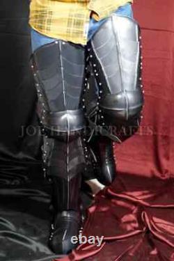 Nazgul leg Set Costume, Black Finish, Ring Wraith Witch King Halloween Costume