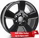New Set(4) 20 Black Alloy Wheels Rims For Chevy Silverado Tahoe Gmc Sierra 1500