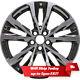 New Set Of 4 17 Black Machined Alloy Wheels Rims For 2009-2020 Toyota Corolla