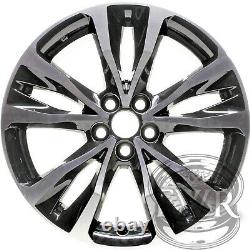 New Set of 4 17 Black Machined Alloy Wheels Rims for 2009-2020 Toyota Corolla