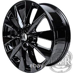 New Set of 4 17 Gloss Black Alloy Wheels Rims for 2013-2019 Nissan Sentra