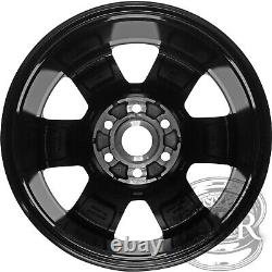 New Set of 4 18 Gloss Black Alloy Wheels Rims for 2004-2020 Ford F150 F-150