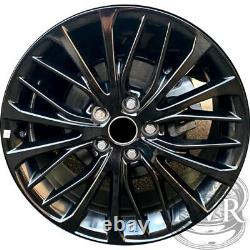 New Set of 4 18 Gloss Black Alloy Wheels Rims for 2018-2021 Toyota Camry