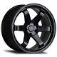 New Set Of Avid1 Av06 18x8.5 +35et 5x114.3 Matte Black Finish (set Of 4 Wheels)