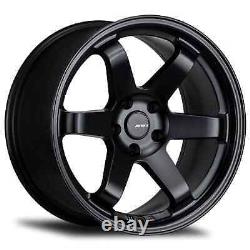 New Set of Avid1 AV06 18x9.5 +38et 5x114.3 Matte Black Finish (Set of 4 Wheels)