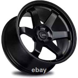 New Set of Avid1 AV06 18x9.5 +38et 5x114.3 Matte Black Finish (Set of 4 Wheels)