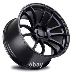 New Set of Avid1 AV20 18x8.0 +35et 5x114.3 Matte Black Finish (Set of 4 Wheels)