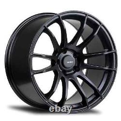 New Set of Avid1 AV20 18x8.5 +33et 5x100 Matte Black Finish (Set of 4 Wheels)