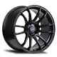 New Set Of Avid1 Av20 18x8.5 +33et 5x100 Matte Black Finish (set Of 4 Wheels)