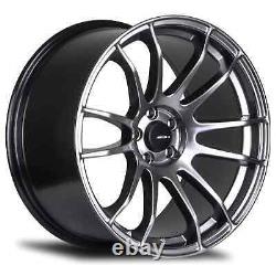 New Set of Avid1 AV20 18x9.5 +38et 5x100 Hyper Black Finish (Set of 4 Wheels)