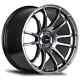 New Set Of Avid1 Av20 18x9.5 +38et 5x100 Hyper Black Finish (set Of 4 Wheels)