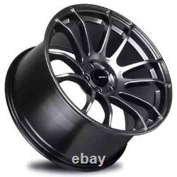 New Set of Avid1 AV20 18x9.5 +38et 5x100 Hyper Black Finish (Set of 4 Wheels)