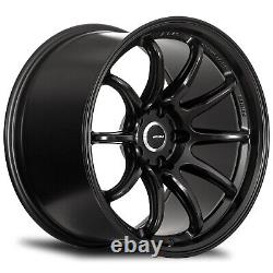 New Set of Avid1 AV40 18x8.5 +35 5x114.3 Matte Black Finish Wheels (Set of 4)