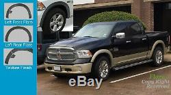 OE Style Fender Flares 09-18 Dodge Ram 1500 Rough Textured Finish Full Set