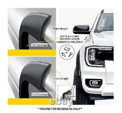 OE Style Fender Flares Fits Dodge Ram 1500 2009-2018 Paintable Finish Full Set