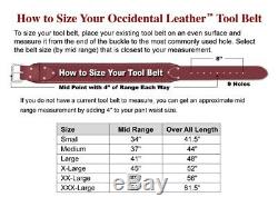 Occidental Leather 9525 M The Finisher Tool Belt Set Medium
