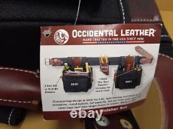 Occidental Leather NEW WithTags 9525M LARGE Tool Belt Carpenter Finisher Set