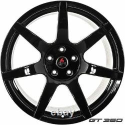 PROJECT 6GR SEVEN GLOSS BLACK FINISH R-SPEC GT350/GT350R set of 4