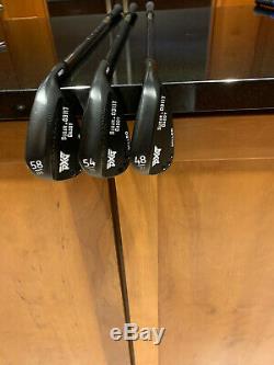 PXG Milled 0311T wedge set, 48 54 58 Sugar Daddy Darkness Finish withupgrades