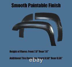 Paintable Black 07-14 GMC Yukon OE Style Fender Flare Set