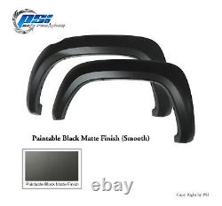 Paintable Extension Style Fender Flares Fits Toyota Tacoma 2016-2021 Full Set
