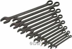 Paramount 14 Piece, 3/8 to 1-1/4, Combination Wrench Set, Black Oxide Finish
