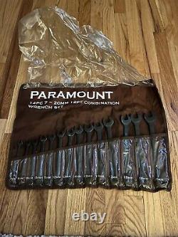 Paramount 14 Piece, 7mm to 20mm Black Oxide Finish 12PT Combination Wrench Set