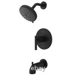 Pfister Zeelan Tub & Shower Trim Kit, Valve Included, 1-Handle, Matte Black Finish