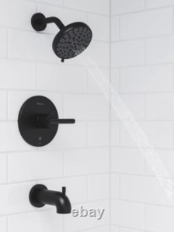 Pfister Zeelan Tub & Shower Trim Kit, Valve Included, 1-Handle, Matte Black Finish