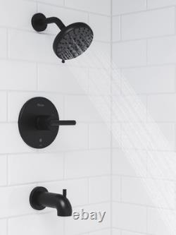 Pfister Zeelan Tub & Shower Trim Kit, Valve Included, 1-Handle, Matte Black Finish