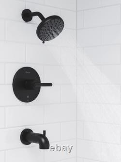 Pfister Zeelan Tub & Shower Trim Kit, Valve Included, 1-Handle, Matte Black Finish